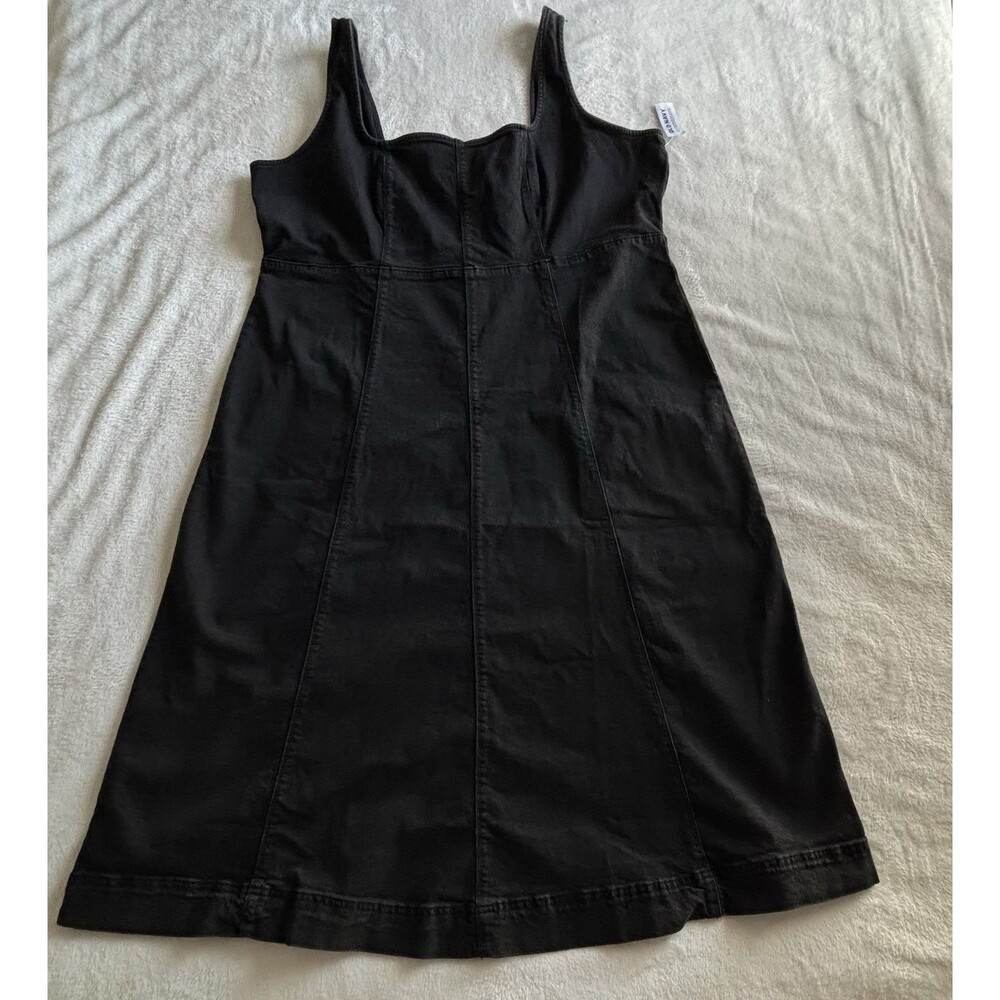 Old Navy Denim Sleeveless Midi Dress Sz 2X Black